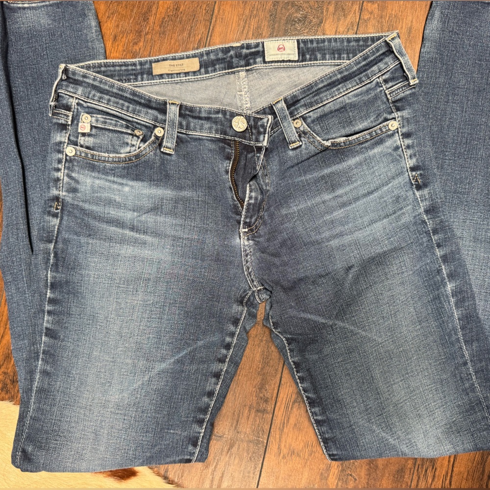 AG Women's Dark Blue Jeans